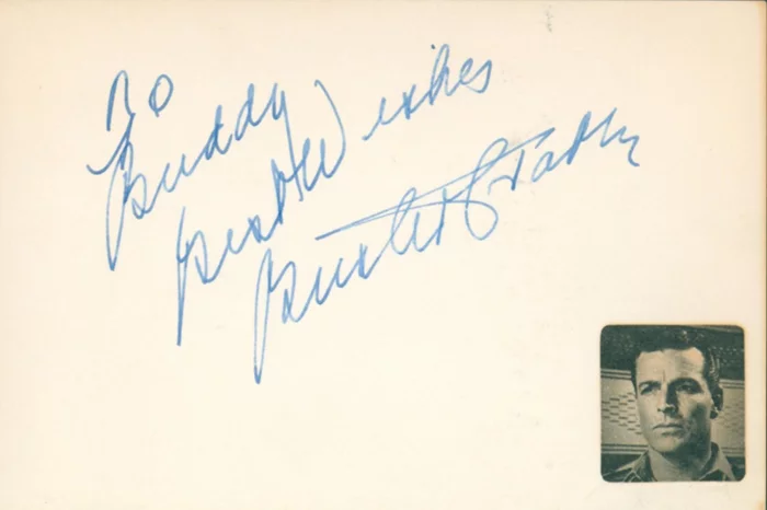Buster Crabbe autograph