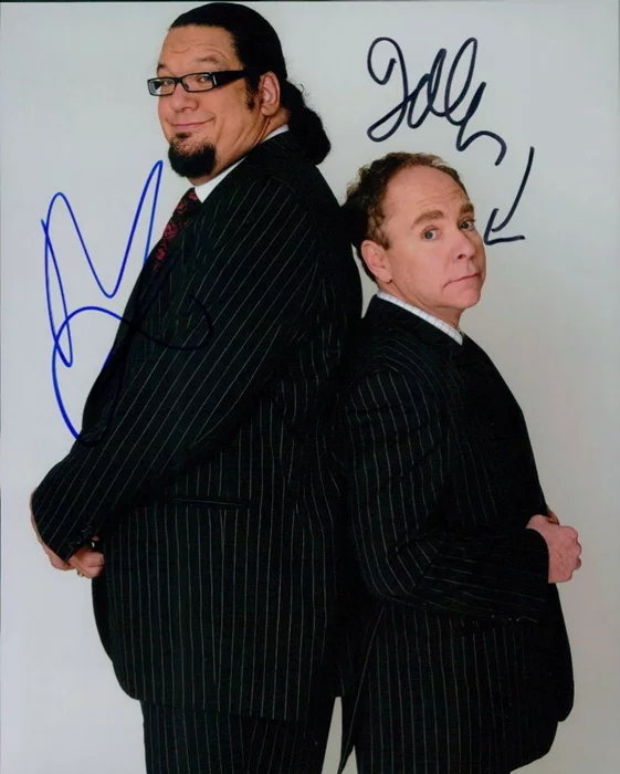 Penn & Teller autograph