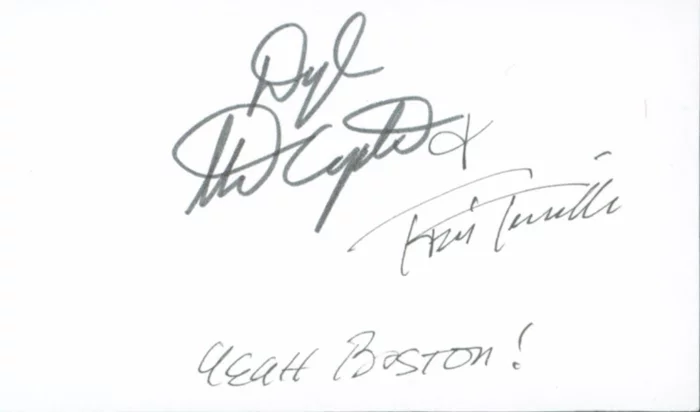 Captain and Tennille autograph