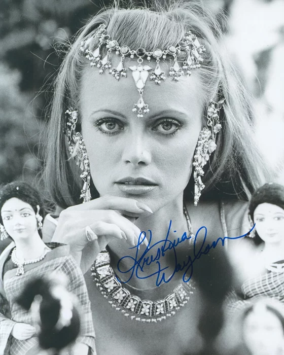 Kristina Wayborn autograph