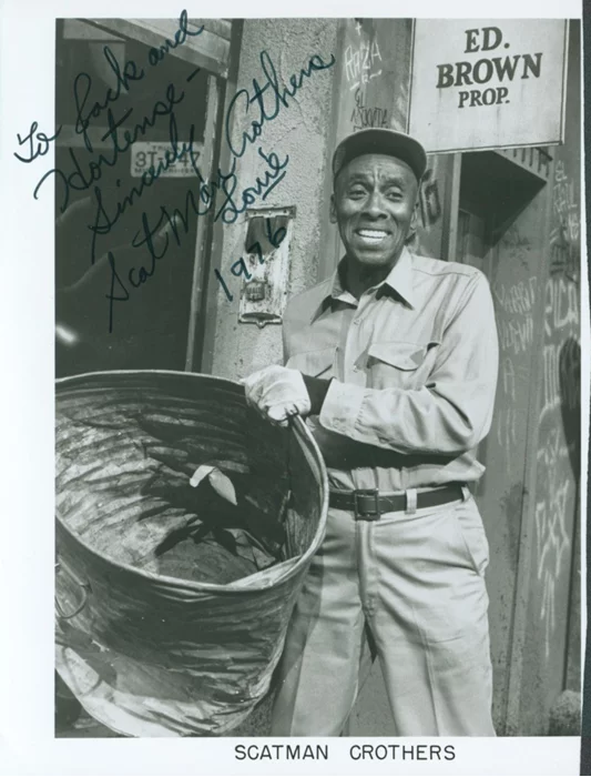 Scatman Crothers autograph