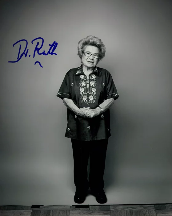 Dr. Ruth Westheimer autograph