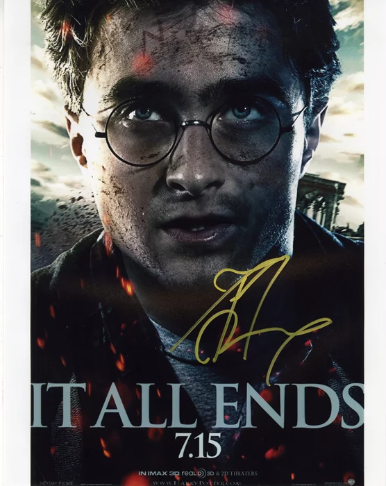 Daniel Radcliffe autograph