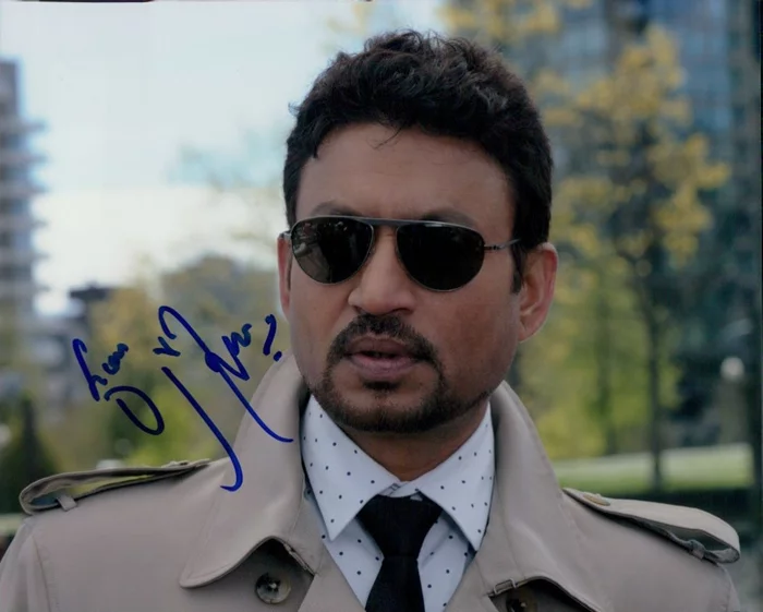 Irrfan Khan autograph