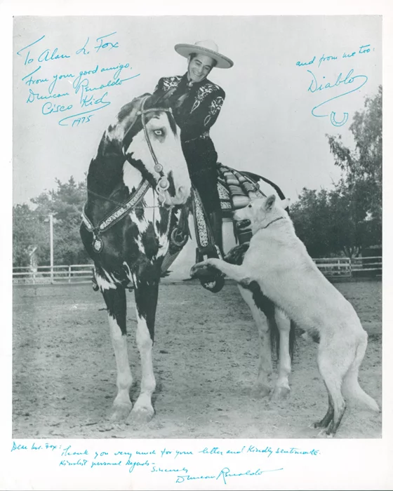 Duncan Renaldo autograph