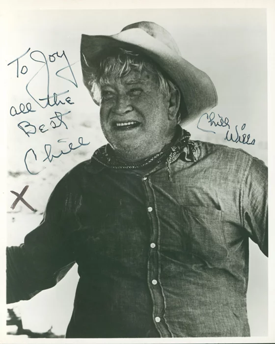 Chill Wills autograph