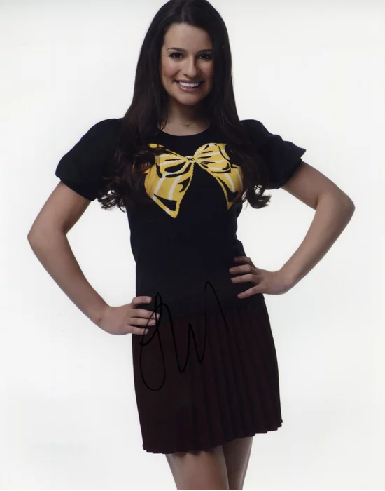 Lea Michele autograph
