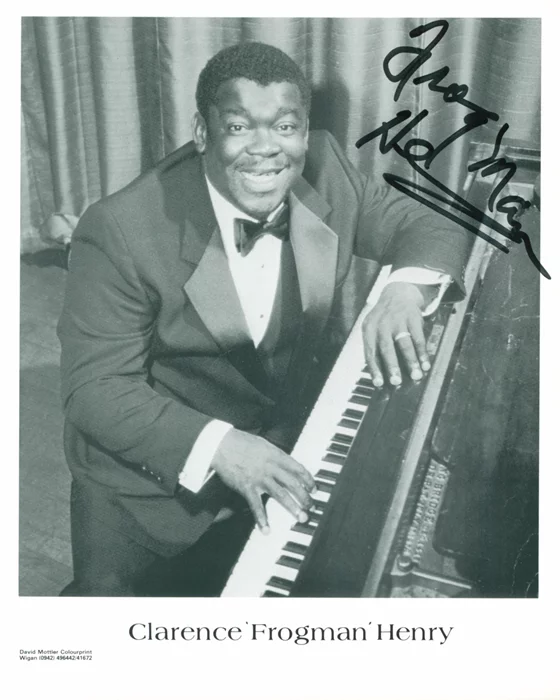 Clarence Frogman Henry autograph