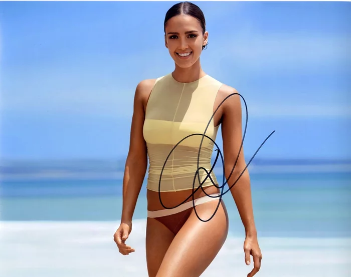 Jessica Alba autograph