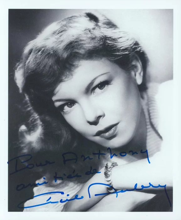 Cecile Aubry autograph