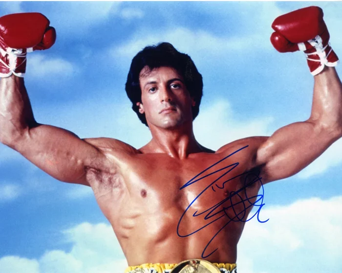 Sylvester Stallone autograph