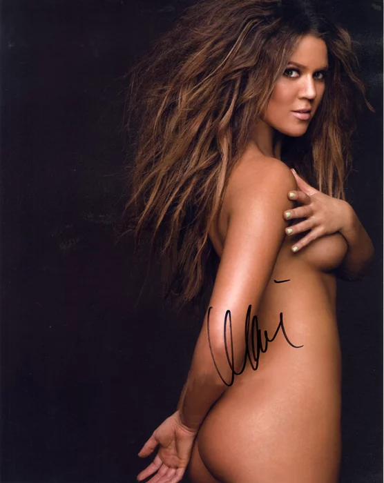 Khloe Kardashian autograph