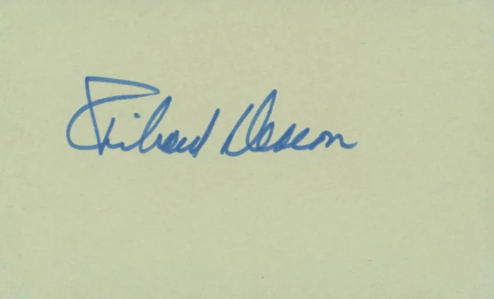 Richard Deacon autograph