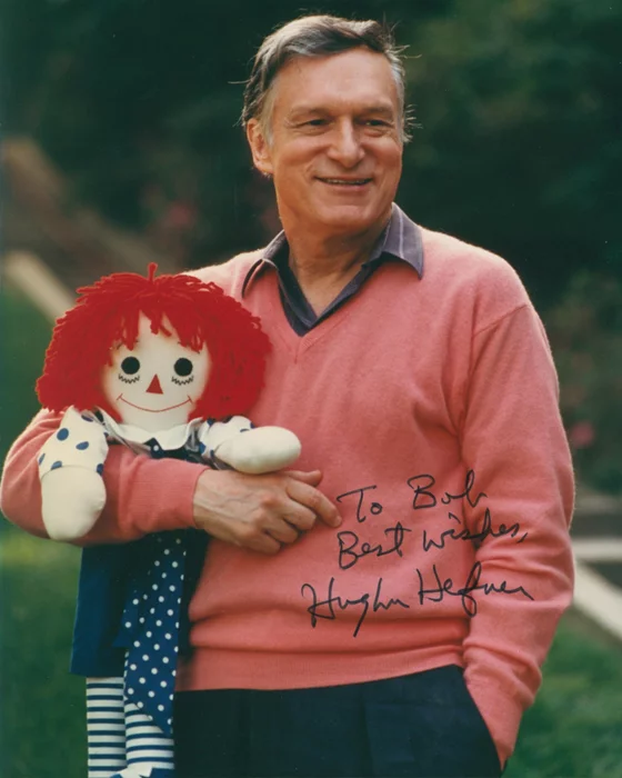 Hugh Hefner autograph