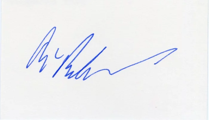 Burt Bacharach autograph