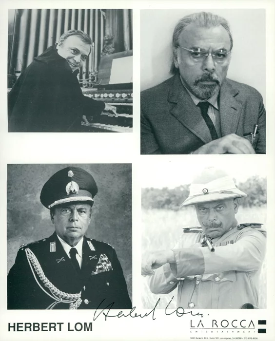 Herbert Lom autograph