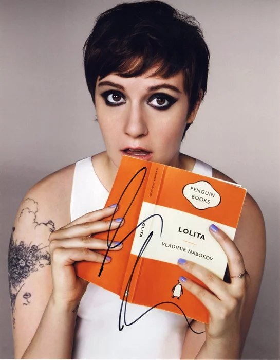 Lena Dunham autograph