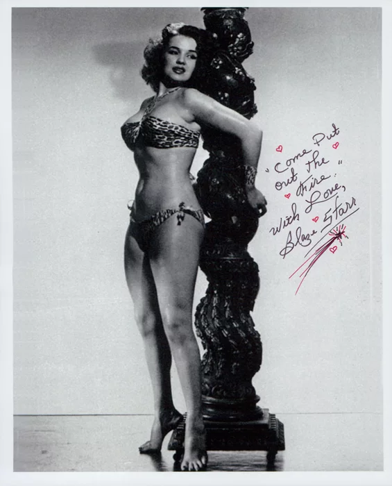 Blaze Starr autograph