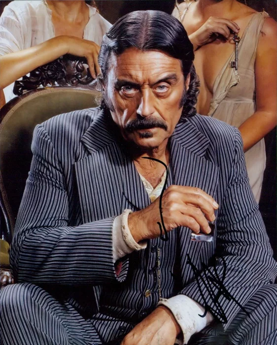 Ian McShane autograph