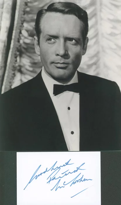 Patrick McGoohan autograph