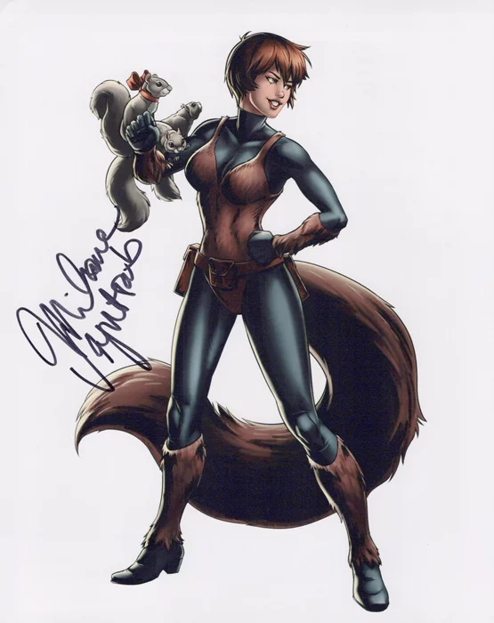 Milana Vayntrub autograph