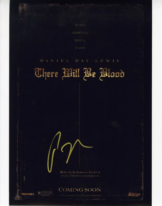Paul Thomas Anderson autograph