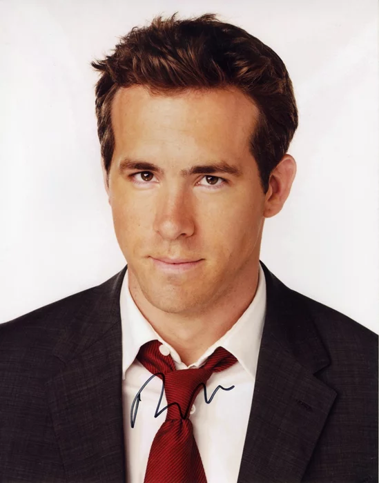 Ryan Reynolds autograph