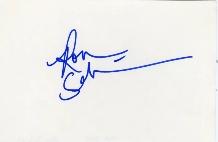 Ron Silver autograph