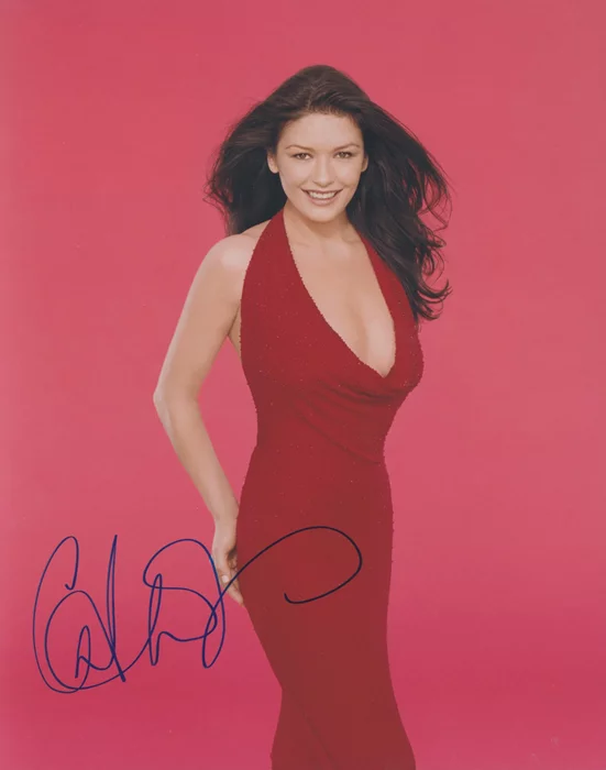 Catherine Zeta Jones autograph