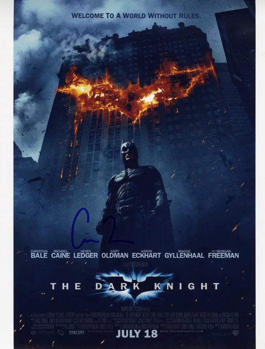 Christopher Nolan autograph
