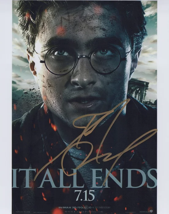 Daniel Radcliffe autograph