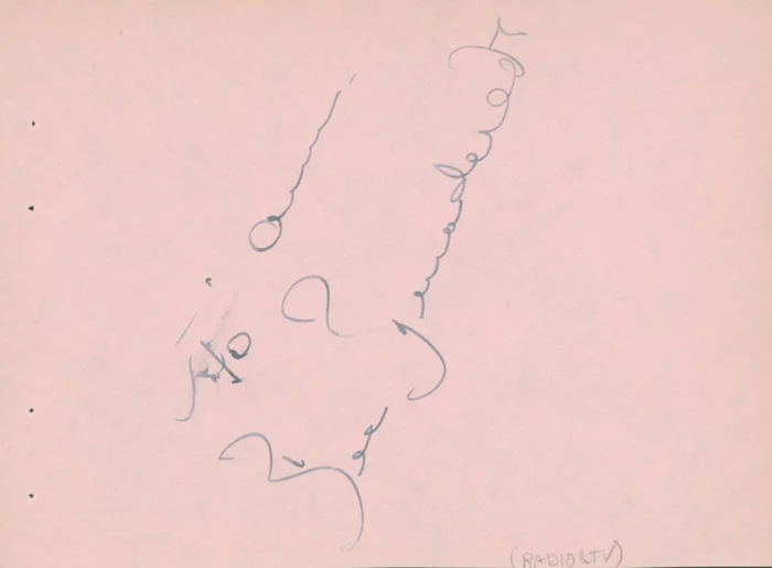 Bea Benaderet autograph