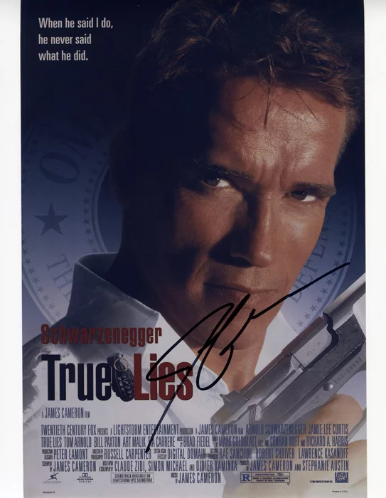 James Cameron autograph