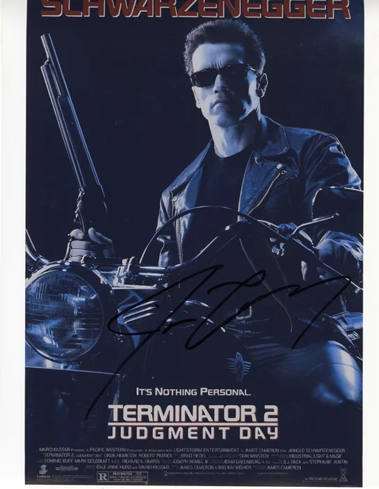James Cameron autograph