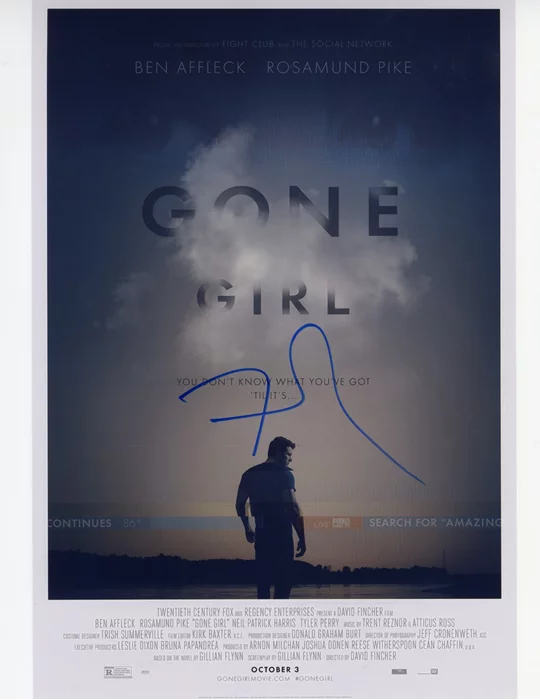 David Fincher autograph