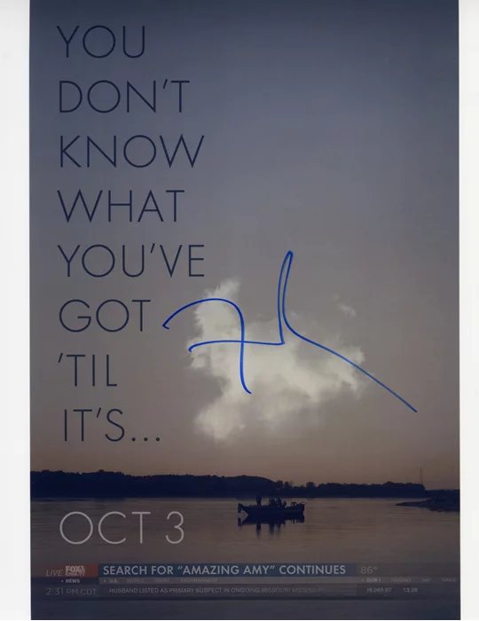 David Fincher autograph