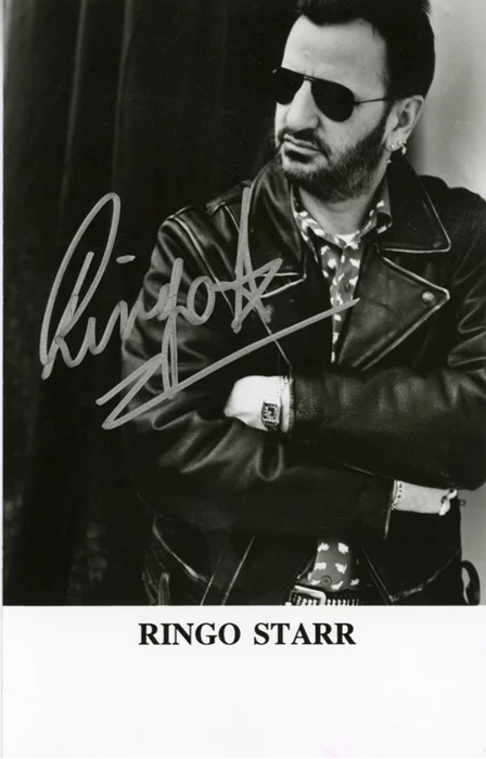 Ringo Starr autograph