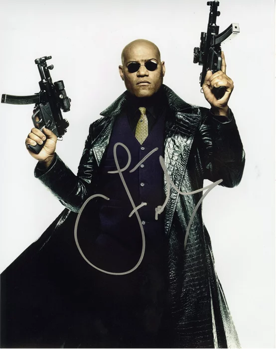 Laurence Fishburne autograph