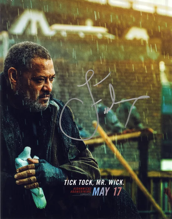 Laurence Fishburne autograph