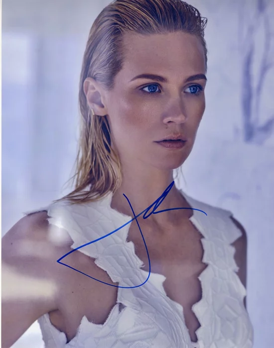 January Jones autograph