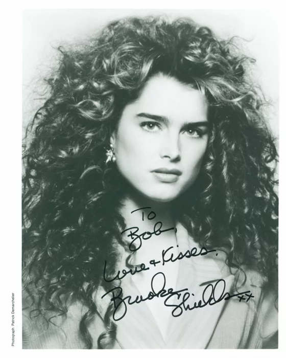Brooke Shields autograph