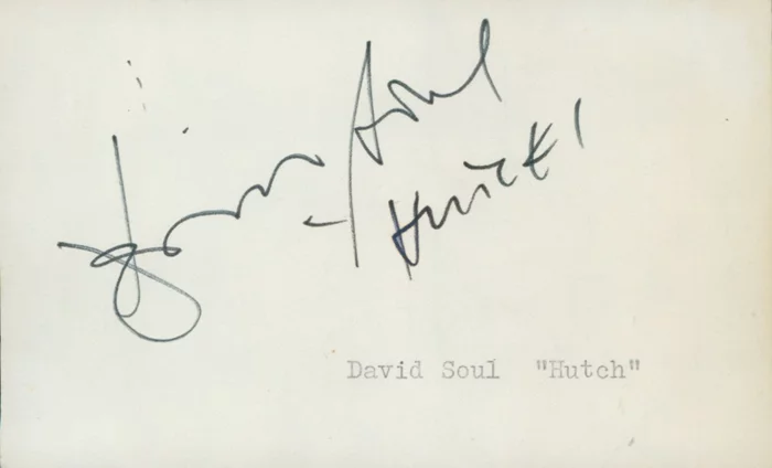 David Soul autograph