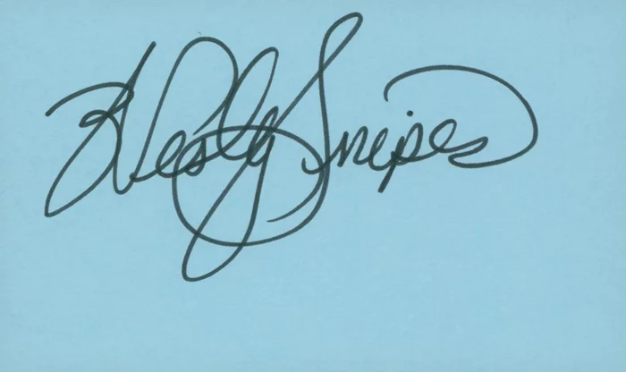 Wesley Snipes autograph