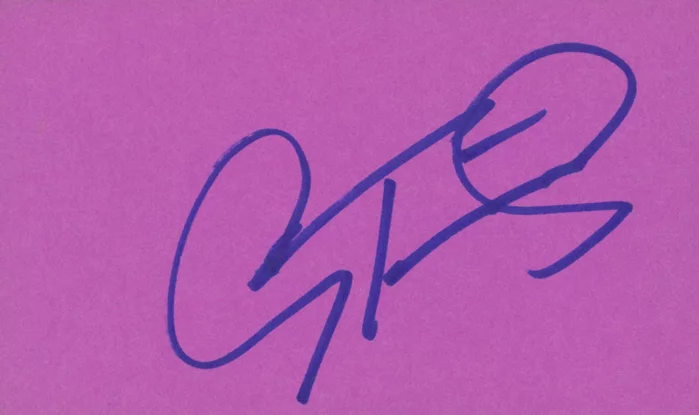 Conway Twitty autograph