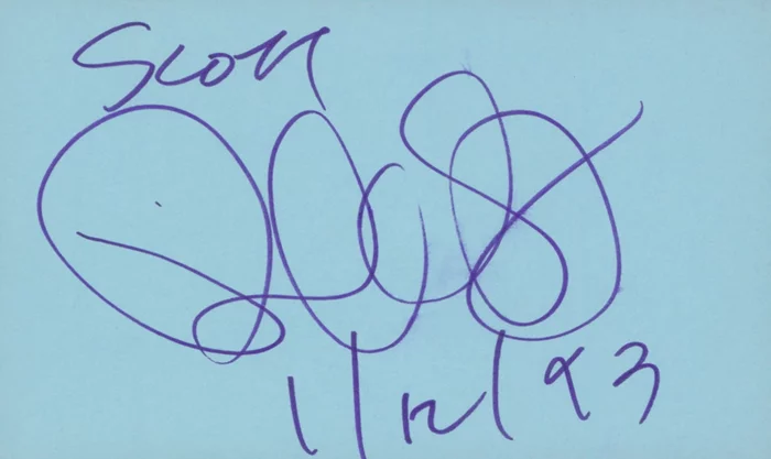 Phil Spector autograph