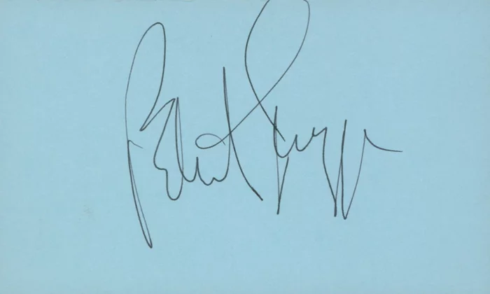 Patrick Swayze autograph