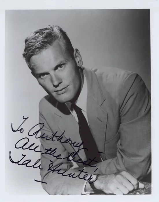 Tab Hunter autograph