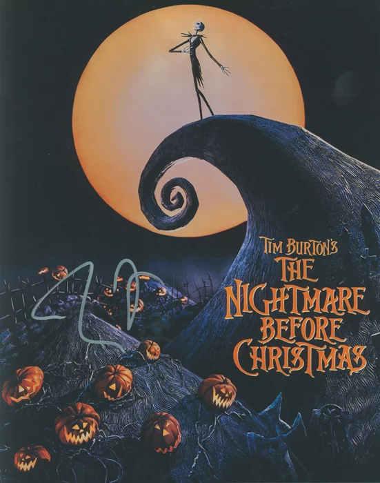 Tim Burton autograph