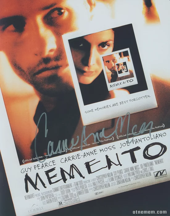 Carrie-Anne Moss autograph