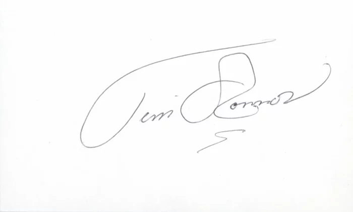 Tim O'Connor autograph